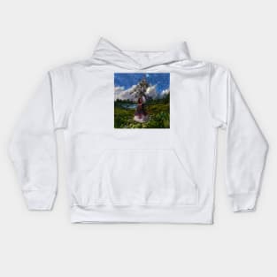 Grief in a beautiful place Kids Hoodie